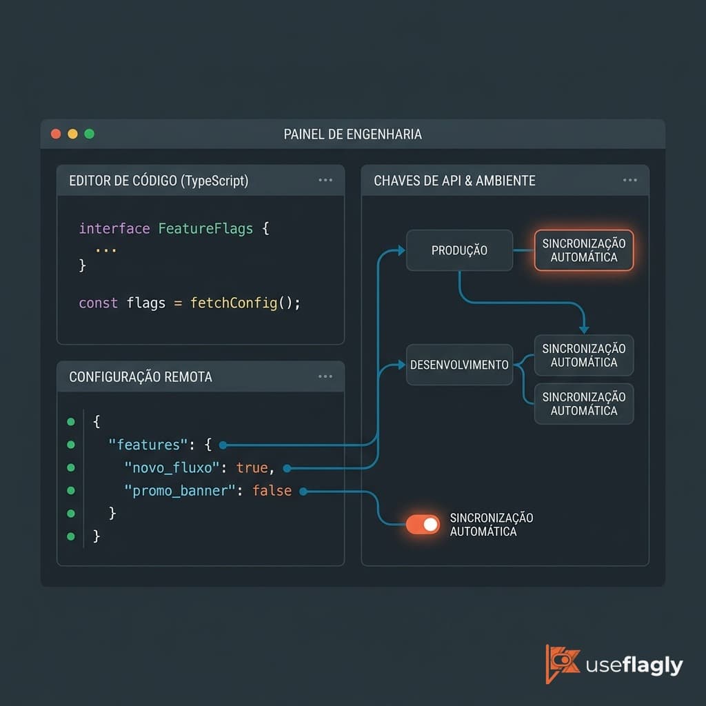 Guia prático do sdk @useflagly/sdk: implementando remote config com invalidação dinâmica em typescript