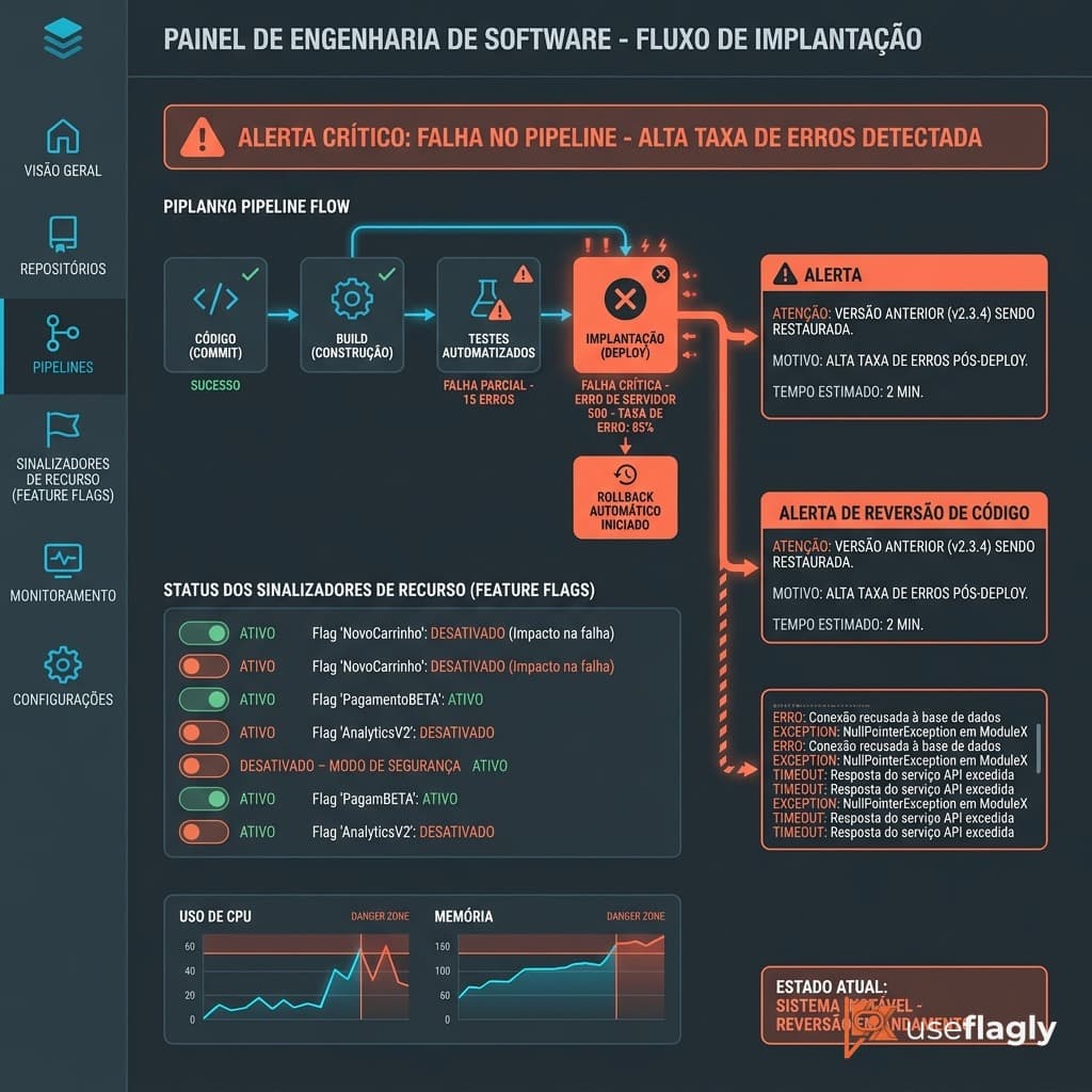 Kill switch de emergência e rollout gradual: como evitar rollbacks e reduzir o blast radius em produção